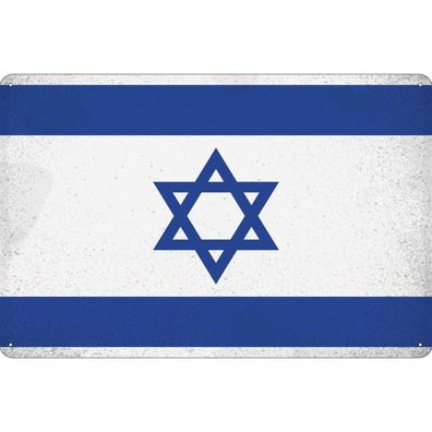 vianmo Blechschild Wandschild 30x40 cm Israel Fahne Flagge