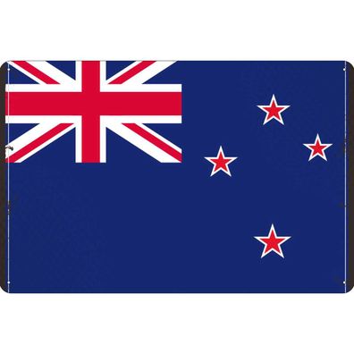 vianmo Blechschild Wandschild 30x40 cm Neuseeland Fahne Flagge
