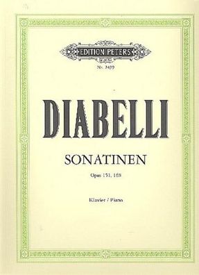 Sonatinen f?r Klavier op. 151 / 168: 11 Sonatinas Opp. 151, 168 (Edition Pe ...