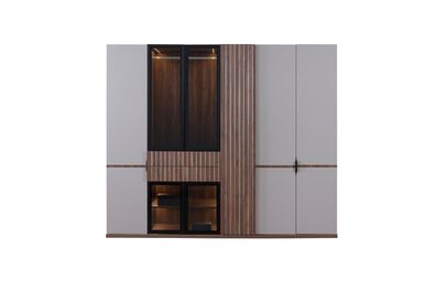 Schrank Kleiderschrank Schlafzimmer Schränke Modern Holz Luxus 260cm