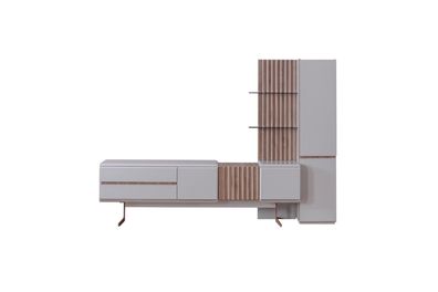 Exclusive Wohnzimmer Set 2tlg. TV Ständer Schrank Regal Regale Möbel