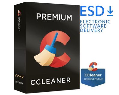 CCleaner Premium-Paket|5 Geräte|1 Jahr stets aktuell|kein ABO|eMail|ESD