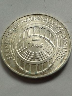 5 Mark 1973 Deutschland Nationalversammlung Paulskirche bankfrisch/ stempelglanz