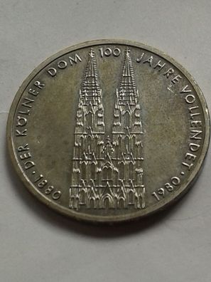 5 Mark 1980 Kölner Dom Deutschland bfr-st Deutschland Cu/ Ni Kölner Dom st-bankfrisch