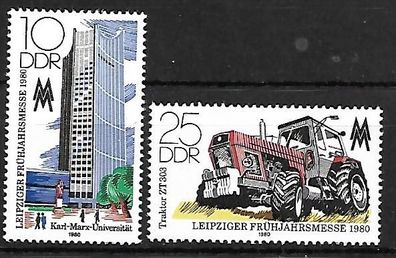 DDR postfrisch Michel-Nummer 2498-2499