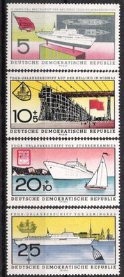 DDR Nr.768/71 * * Urlauberschiff Fritz Heckert 1960, postfrisch