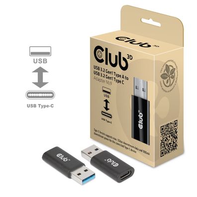 Adapter USB-A 3.2 => USB-C 3.2 * Club3D*