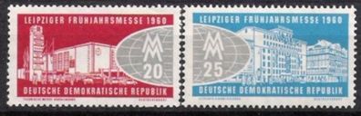 DDR Nr.750/51 * * Frühjahrsmesse 1960, postfrisch