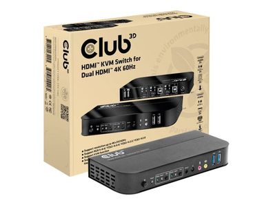 KVM Switch 2-fach * Club3D* HDMI