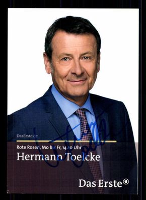 Hermann Toelke Rote Rosen Autogrammkarte Original Signiert # BC 40986