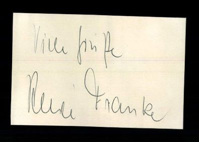 Renee Franke Original Signiert # BC 207340