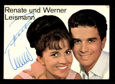 Renate und Werner Leismann Autogrammkarte Original Signiert # BC 207386