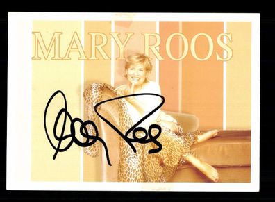 Mary Roos Autogrammkarte Original Signiert # BC 207383
