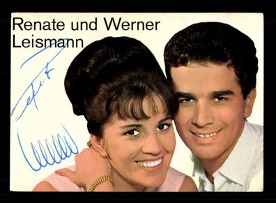 Renate und Werner Leismann Autogrammkarte Original Signiert # BC 207387