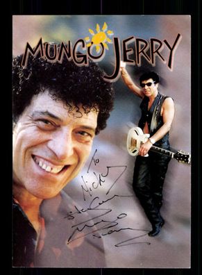 Mungo Jerry Autogrammkarte Original Signiert # BC 207506
