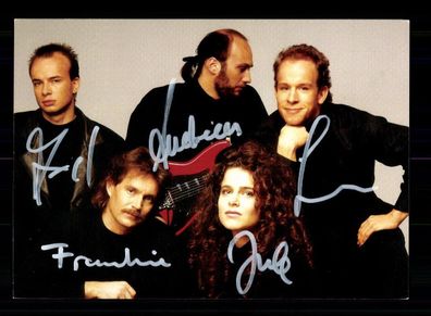Julia Neigel Band Autogrammkarte Original Signiert # BC 207526