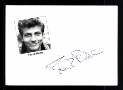 Frank Rebel Original Signiert # BC 207858