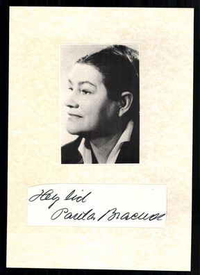 Paula Braend 1905-1989 u.a. Der Kommissar / Tatort Original Signiert #BC G 39271