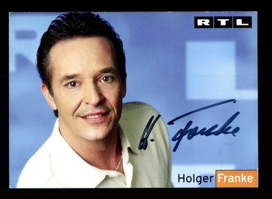 Holger Franke RTL Autogrammkarte Original Signiert # BC 86846