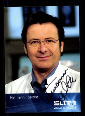 Hermann Toelke SAT 1 Autogrammkarte Original Signiert # BC 86010