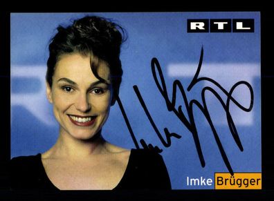 Imke Brügger RTL Autogrammkarte Original Signiert # BC 86851