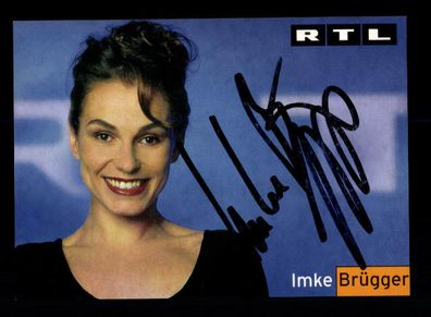 Imke Brügger RTL Autogrammkarte Original Signiert # BC 86849
