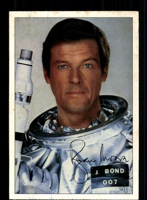 James Bond Bravo Autogrammkarte Druck Signiert # BC 207948