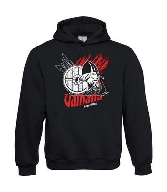 Valhalla i am coming im skandinavischen Design. drakkar Schutzschild- I Herren Hoodie