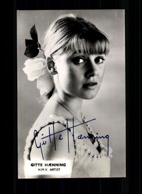 Gitte Haenning Autogrammkarte Druck Signiert # BC 207572