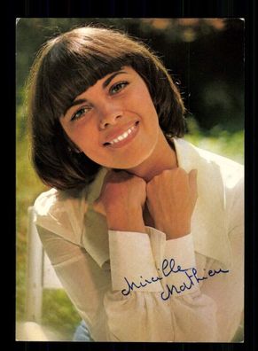 Mireille Mathieu Autogrammkarte Druck Signiert # BC 207574