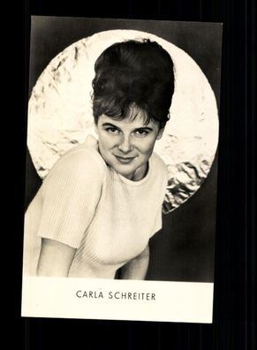 Carla Schreiter VEB Autogrammkarte ohne Unterschrift # BC 207620