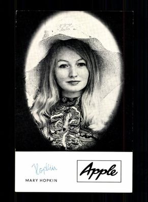 Mary Kopkin Apple Autogrammkarte Original Signiert # BC 208200