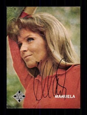 Manuela Telefunken Autogrammkarte Original Unterschrift # BC 207687