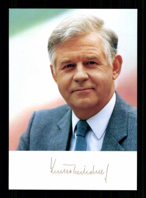 Kurt Biedenkopf Ministerpräsident Sachsen 1990-2002 Original Signiert #BC 207111