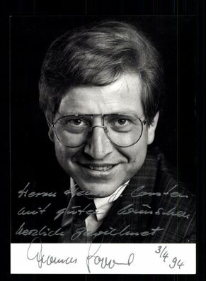 Thomas Goppel Autogrammkarte Original Signiert # BC 160552