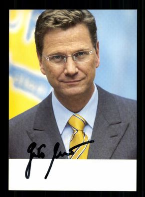 Guido Westerwelle 1961-2016 FDP Vorsitzender 2001-2011 Original Sign # BC 207118