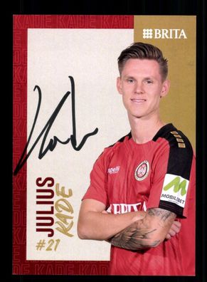 Julius Kade Autogrammkarte SV Wehen Wiesbaden 2023-24 Orig. Signiert