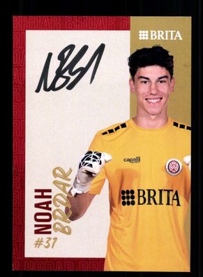 Noah Brdar Autogrammkarte SV Wehen Wiesbaden 2023-24 Original Signiert