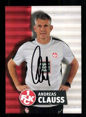 Andreas Clauss Autogrammkarte 1 FC Kaiserslautern 2023-24 Original Signiert