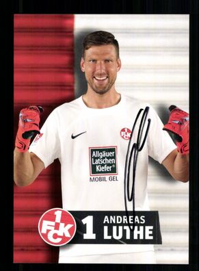 Andreas Luthe Autogrammkarte 1 FC Kaiserslautern 2023-24 Original Signiert