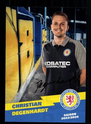 Christian Degenhardt Autogrammkarte Eintracht Braunschweig 2023-24 Original