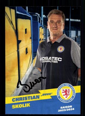Christian Skolik Autogrammkarte Eintracht Braunschweig 2023-24 Original