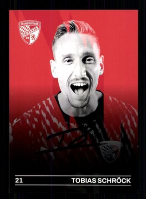 Tobias Schröck Autogrammkarte FC Ingolstadt 2023-24 Original Signiert
