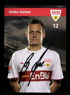 Heiko Gerber Autogrammkarte VfB Stuttgart 2006-07 Original Signiert