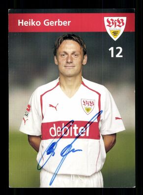 Heiko Gerber Autogrammkarte VfB Stuttgart 2004-05 Original Signiert