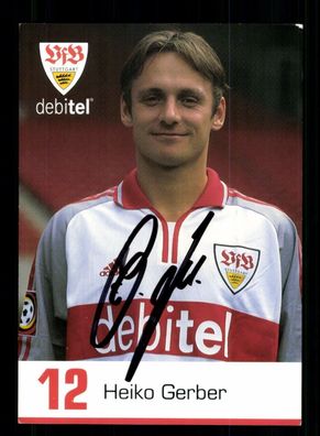 Heiko Gerber Autogrammkarte VfB Stuttgart 2000-01 Original Signiert