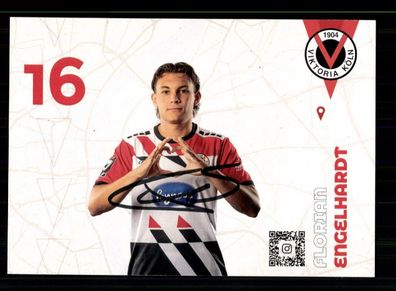 Florian Engelhardt Autogrammkarte Viktoria Köln 2023-24 Original Signiert