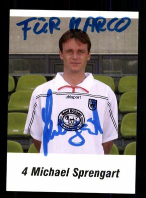 Michael Sprengart Autogrammkarte SSV Ulm 1846 2004-05 Original Signiert