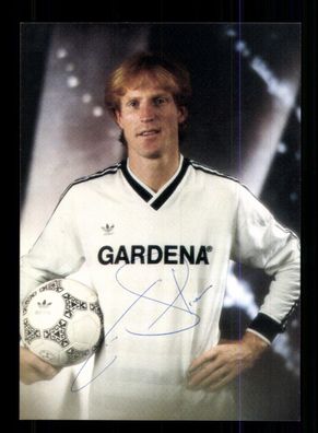 Erich Steer Autogrammkarte SSV Ulm 1846 1987-88 Original Signiert