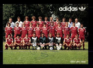 Mannschaftskarte SSV Ulm 1846 1983-84 16x Original Signiert